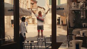 Andre Agassi nuovo testimonial di Lavazza per il tennis con la campagna 'I’m Back'. Firma SapientNitro.