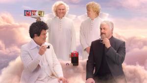 Per i Grandi Classici Lavazza arriva in Paradiso un nuovo 'cherubino' nella campagna di Armando Testa con Maurizio Crozza