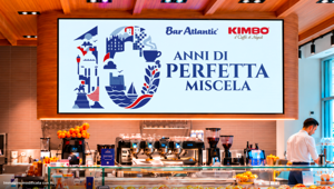 Living Brands firma la campagna per il decennale della partnership tra Kimbo e Bar Atlantic di Esselunga