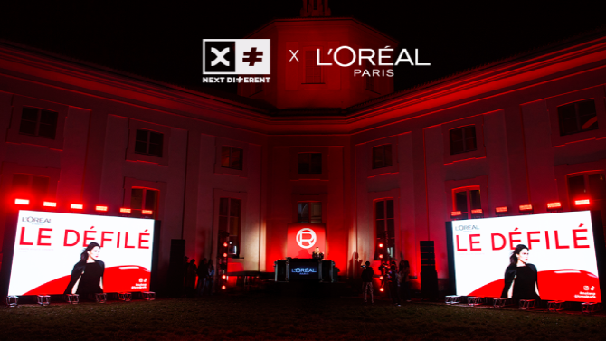Next Different vince la gara e celebra la bellezza con L’Oréal Paris a Milano con lo spettacolo della sfilata “Le Défilé”, aperto a tutta la città