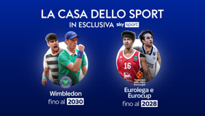 Sky acquisisce nuovi diritti per la Casa dello Sport. Grandi esclusive per due pilastri: tennis e basket