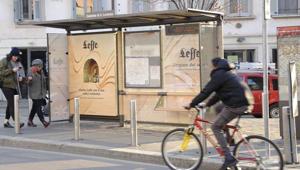 Leffe sceglie l'OOH di IGPDecaux Creative Solutions per presentarsi a Milano come birra da degustazione con bottiglia e calici