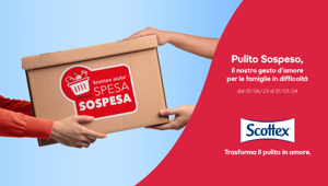 FCB Partners firma il progetto Pulito Sospeso, il gesto d'amore di Scottex