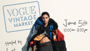 Dopo New York e Londra, il Vogue Vintage Market sbarca a Milano. In vendita una selezione di abiti e accessori second-hand curata da Vogue Italia