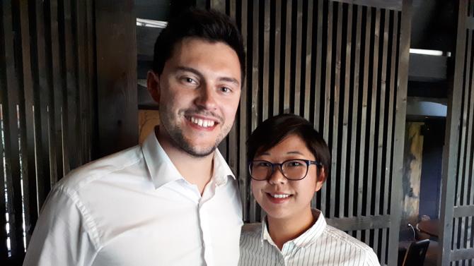 Lorenzo Macalli e Sari Morimoto