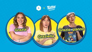 Lucart conferma Caffeina come agenzia di comunicazione di Tutto. Al via la campagna “Grazia, Graziella e Grazie al panno!”