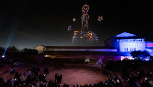 1000 droni in volo nel cielo di Napoli con lo spettacolo del Piccolo Principe per l'evento "30 anni di vita, 10 anni Artech - un'unica storia"