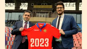 Macron nuovo sponsor tecnico della Federcalcio Armena