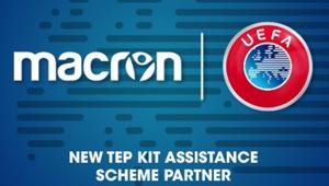 UEFA sceglie Macron come partner del progetto che assiste le Federazioni calcistiche minori