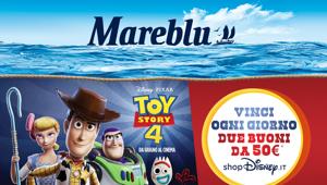 Al via “Vinci con Mareblu e Toy Story 4”, il concorso in collaborazione con Disney Pixar