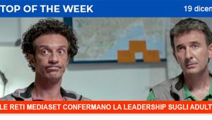 Mediaset a dicembre vince sul target commerciale nelle 24 ore e in Prime Time con la share al 39,5%