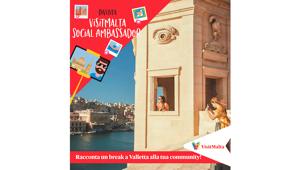 Tornano i VisitMalta Social Ambassador per arruolare nuovi giovani testimonial sui social