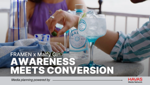 FRAMEN spinge Malfy Gin sul mercato. La campagna DOOH indoor, pianificata da Havas Media Network, con una strategia Retail Media full-funnel, genera +37,7% di vendite e +40% di interesse per il brand