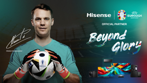 Hisense: Manuel Neuer è brand ambassador della campagna "Beyond Glory" realizzata per UEFA Euro 2024™