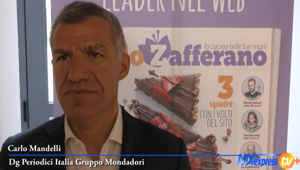 Mandelli (Mondadori): "1 mln di copie per il lancio di Giallo Zafferano, nuovo mensile di cucina dall'anima interattiva. In autunno possibile debutto del programma tv. Lavori in corso per 'Spy'".