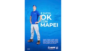 Il professionista Mapei al centro della nuova campagna di comunicazione realizzata da Trunk Studio e The Big Mama