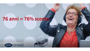 Mara Maionchi protagonista in tv della campagna di 'GrandVision Italy'