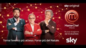 Dall’11 dicembre Bruno Barbieri, Antonino Cannavacciuolo e Giorgio Locatelli riaprono le cucine di Masterchef su Sky