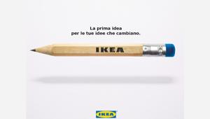 Ikea lancia il nuovo catalogo con una piccola rivoluzione: la matita con la gomma, perchè 'Siamo fatti per cambiare'. Campagna integrata di Gruppo DDB Italia e Access