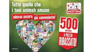 Maxi Zoo: al via la prima campagna europea in tutti i negozi e sull'online store