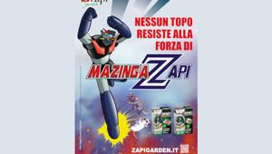 Zapi Garden lancia la campagna “Mazinga Zapi" con protagonista Mazinga Z