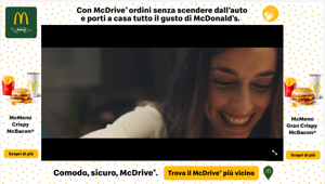 OMD, Connected-Stories e Leo Burnett lanciano la prima campagna DCO video interattiva per McDonald's