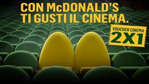 Con QMI Stardust e McDonald's "Ti gusti il cinema"