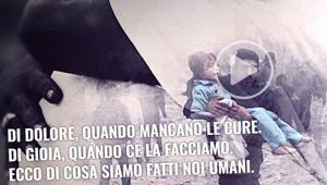 Le emozioni al centro di  #umani, la nuova campagna di Medici Senza Frontiere. Firmata Impronta dopo gara