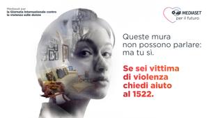 Mediaset per il futuro. “Se queste mura potessero parlare” la campagna per la giornata internazionale contro la violenza sulle donne 2025