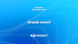 Mediaset, una campagna istituzionale per la Festa dei nonni