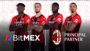 BitMEX diventa il primo Sleeve Partner di AC Milan