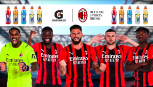 Gatorade è lo Sports Drink Ufficiale di AC Milan
