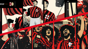 AC Milan e Snaifun celebrano i 125 anni del club con un murales scelto dai tifosi ideato da Orticanoodles