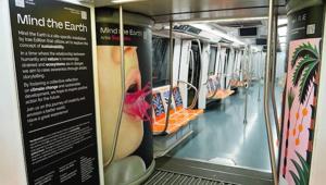 Mind the earth: in collaborazione con ATAC, Yourban 2030 porta l'arte nella metro di Roma per riflettere sull'ambiente