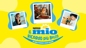 Nestlé MIO festeggia novant'anni con la campagna 'Il MIO ricordo più bello' firmata YAM112003