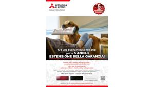 Riparte la campagna promozionale di Mitsubishi Electric che estende a 5 anni la garanzia dei climatizzatori dell'azienda