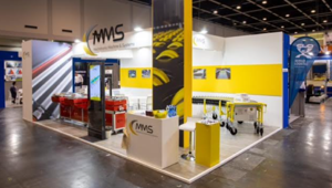 MMS sceglie NEWU per la realizzazione di due booths interattivi utilizzati al Green Logistcs Expo di Padova e al Parcel + Post Expo di Francoforte
