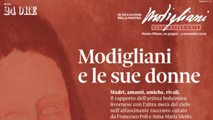 'Modigliani e le sue donne' in edicola con il Sole 24 Ore. La campagna è di Simonetti Studio