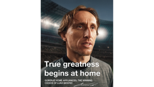 Luka Modrić scende in campo con Gorenje: al via la nuova campagna europea