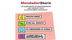 Mondadori porta cultura e intrattenimento nelle case di tutti i lettori con il nuovo progetto "Mondadori Storie"