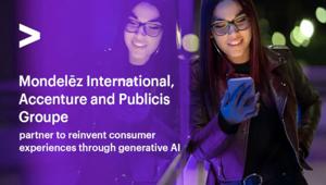 Mondelez collabora con Accenture e Publicis per il lancio di una nuova piattaforma IA di content creation
