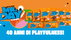Mr. Day festeggia 40 anni con un rebranding, il payoff “Let’s Play” e una nuova campagna per parlare a Gen Alpha e Gen Z