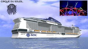 Msc Crociere porta in mare gli spettacoli del Cirque Du Soleil