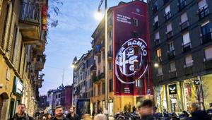 Urban Vision celebra i 110 anni di Alfa Romeo con un art wall anamorfico realizzato a Milano dall’associazione torinese ‘il Cerchio e le Gocce”