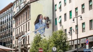 Levissima inaugura a Milano un murales che contribuisce a ridurre l'inquinamento