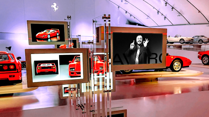 Ferrari affida a Next la realizzazione della mostra immersiva "The Greatest Hits – Music Legends and their Ferraris" al Museo Enzo Ferrari