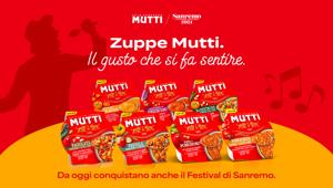 Mutti per la prima volta è partner del Festival di Sanremo.  Uno spot, un tour nelle strade della città e un microonde gigante con uno chef per la degustazione delle zuppe