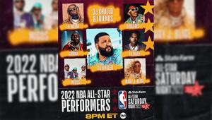 NBA celebra il team del 75° anniversario durante l’Halftime Show dell'All-Star Game 2022 con una cerimonia speciale. Tra i partecipanti Spike Lee, Earth, Wind & Fire e Usher