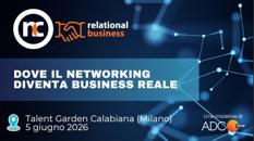 NC Relational Business 2026: il 5 giugno al Talent Garden a Milano incontri one to one tra agenzie e aziende per trasformare il networking in occasioni di business reale. Scopri le imprese partecipanti NC Relational Business 2026: il 5 giugno al Talent Garden a Milano incontri one to one tra agenzie e aziende per trasformare il networking in occasioni di business reale. Scopri le imprese partecipanti