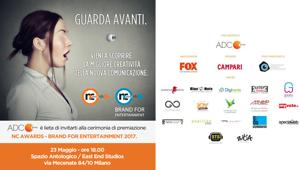 NC Awards e Brand For Entertainment 2017, martedì 23 maggio la cerimonia agli East End Studios. Registrati e scarica la app